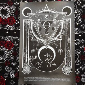 A Perfect Circle 2017 Concert Poster Signed 14"W 24th"L